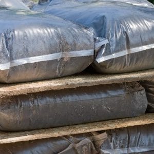 mulch bags with PTFE coating